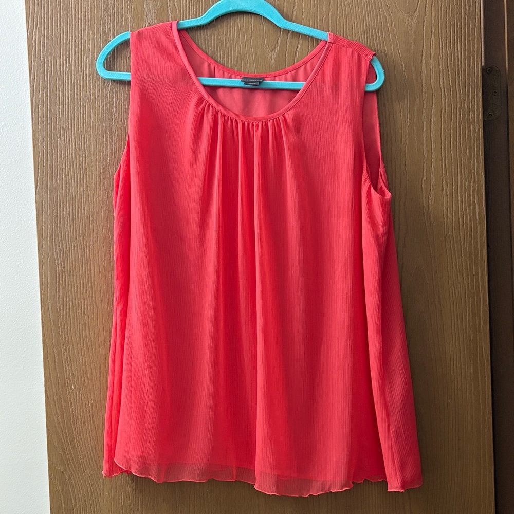 Neon Pink/Coral Dressy Tank Top